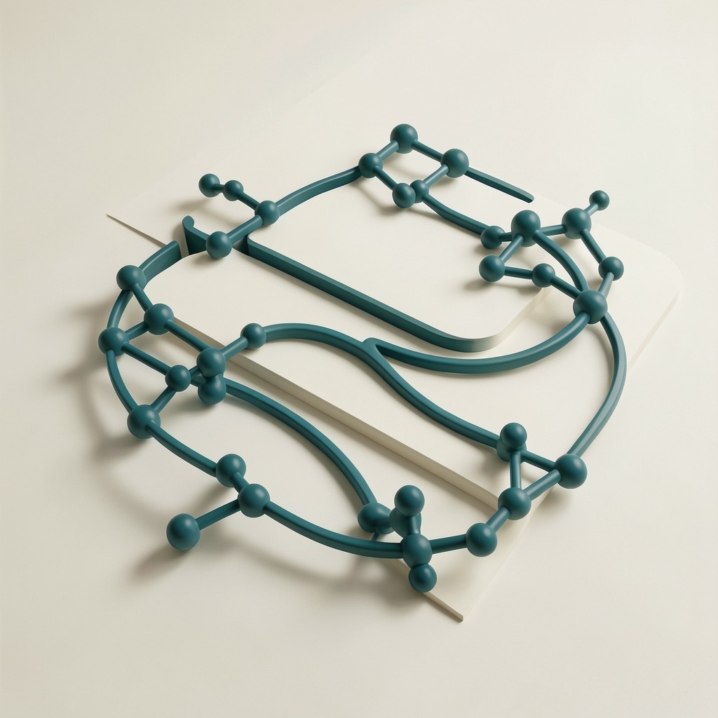 Abstract visualisation of clustered wallet transfer corridors across a financial network